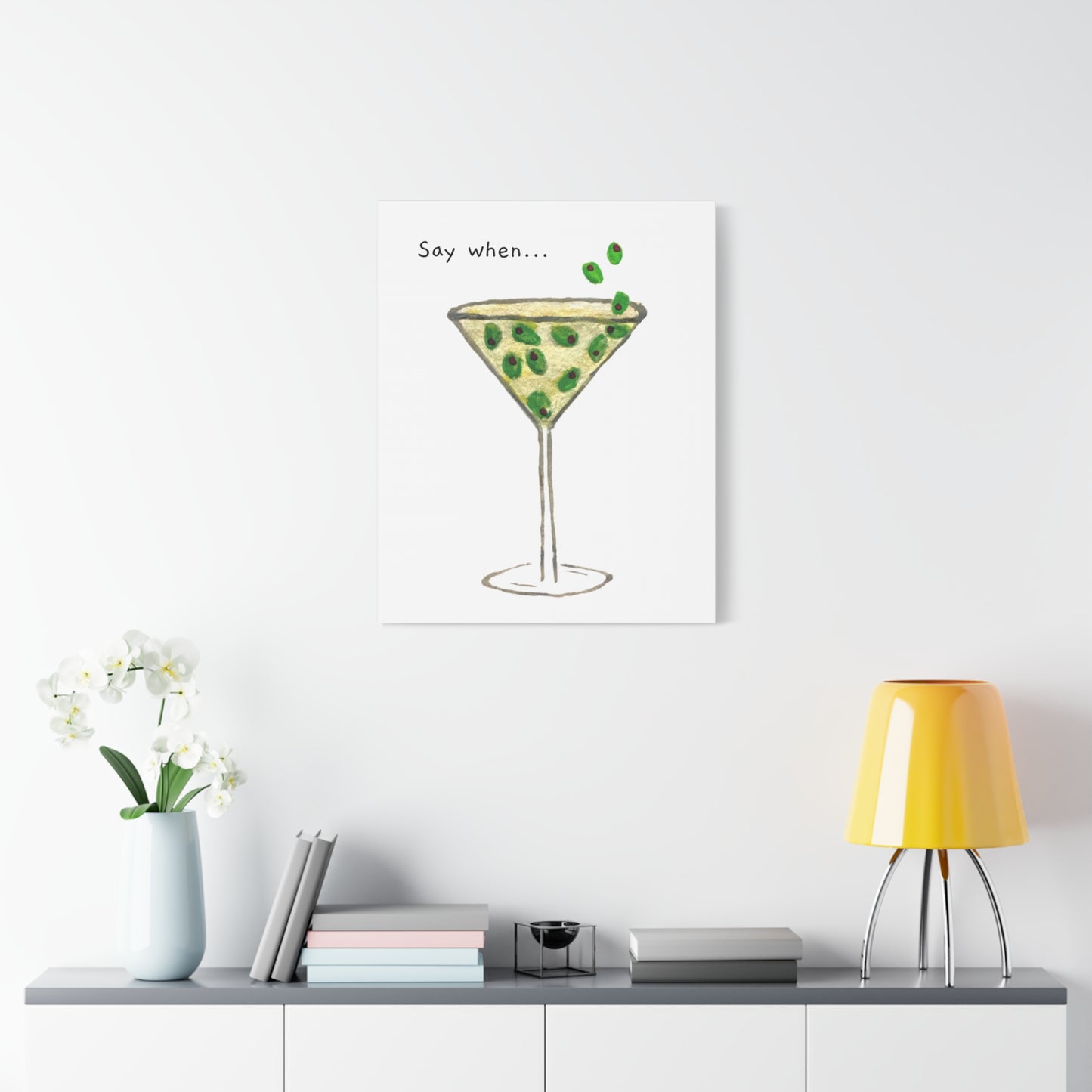 Say When Canvas Print