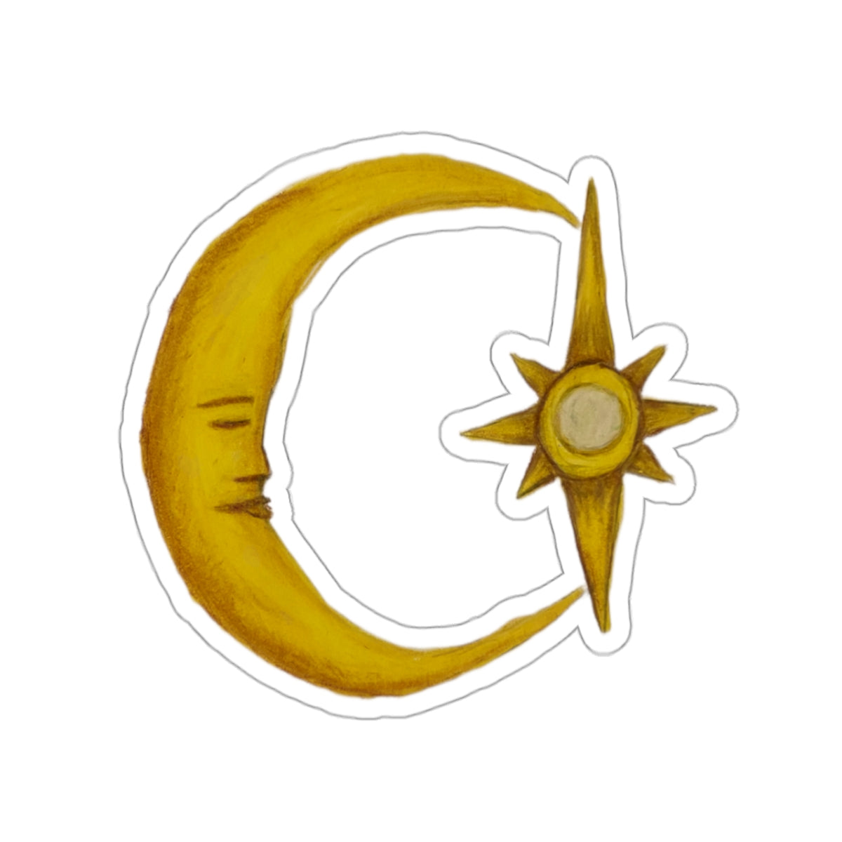 One More Moon Sticker