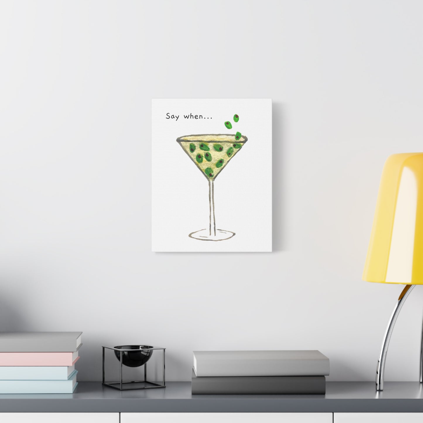 Say When Canvas Print