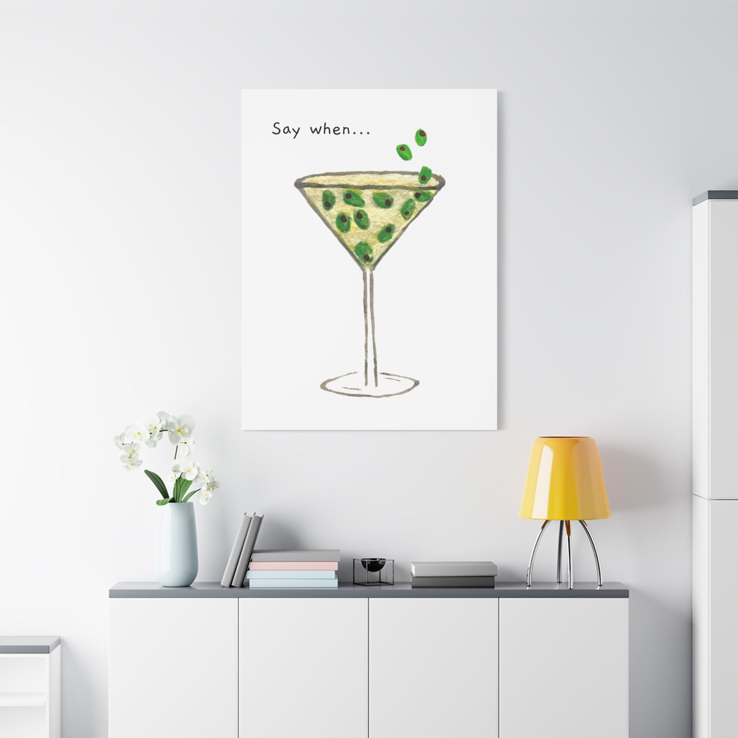 Say When Canvas Print