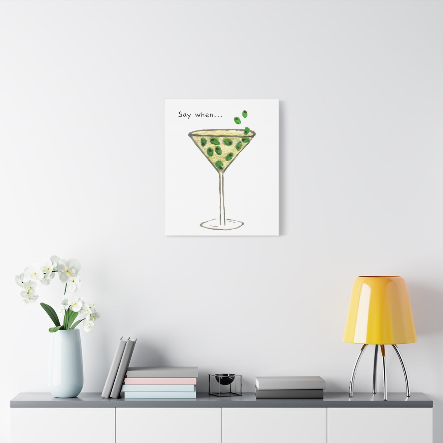 Say When Canvas Print