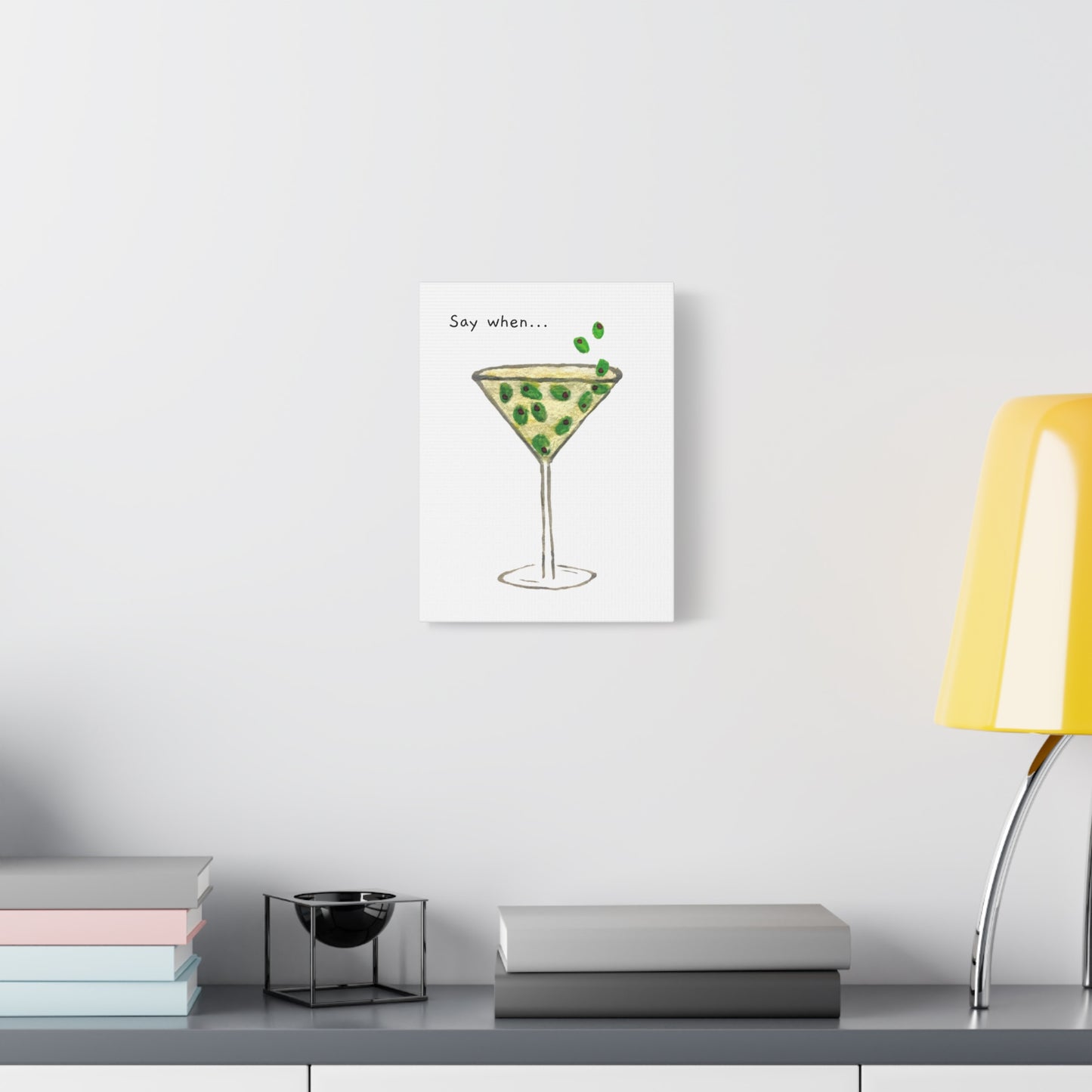 Say When Canvas Print