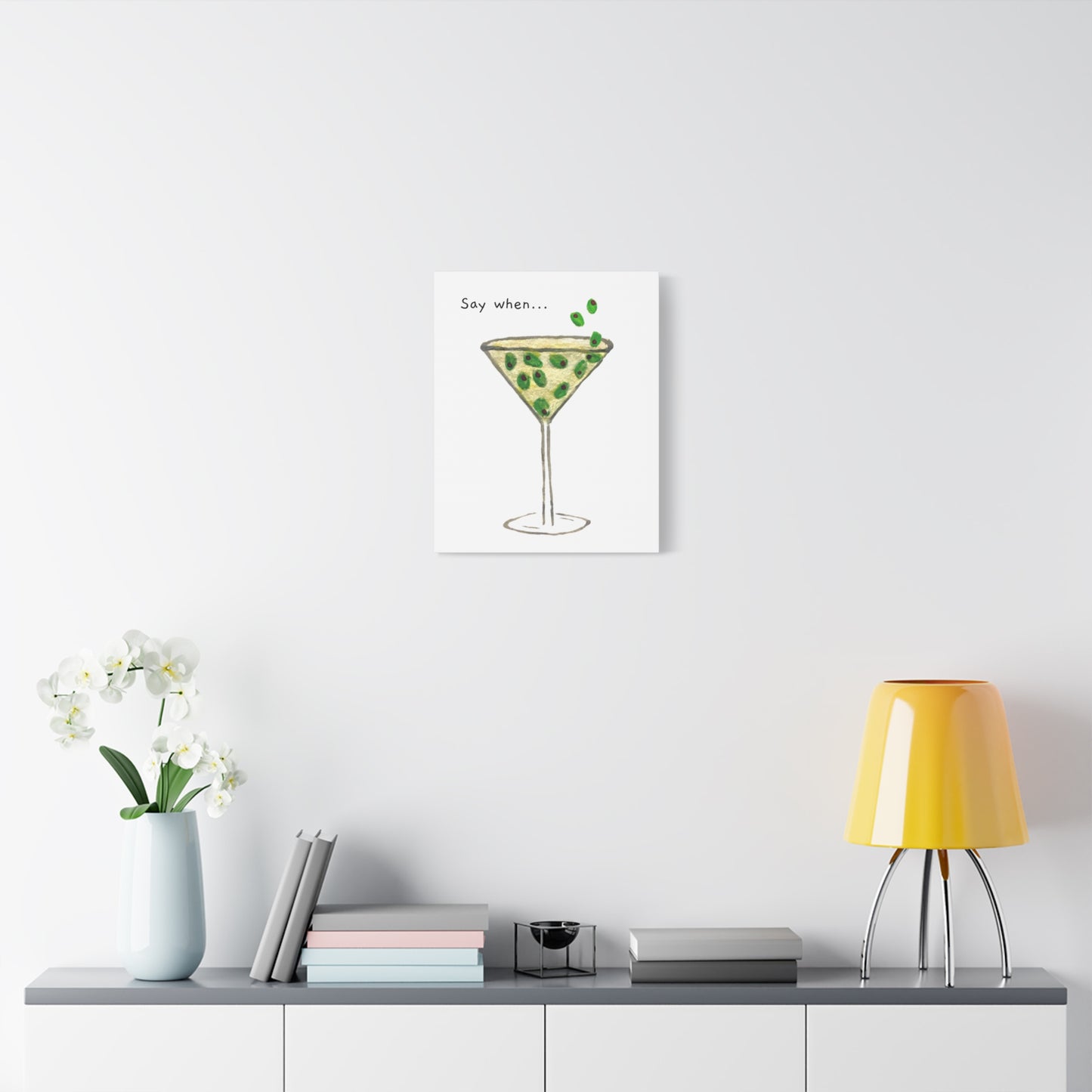 Say When Canvas Print
